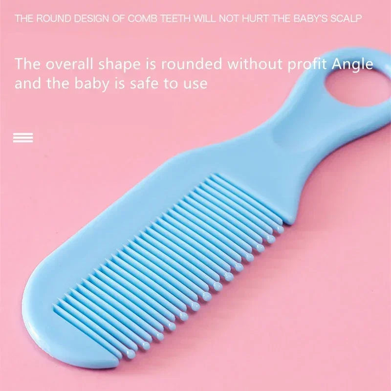 Nail Clippers Soft Comb Brush Care Combination Hair Baby Care Set Safe Comb Grooming Brush Set Nail Trimmer Kit Healthcare Tools