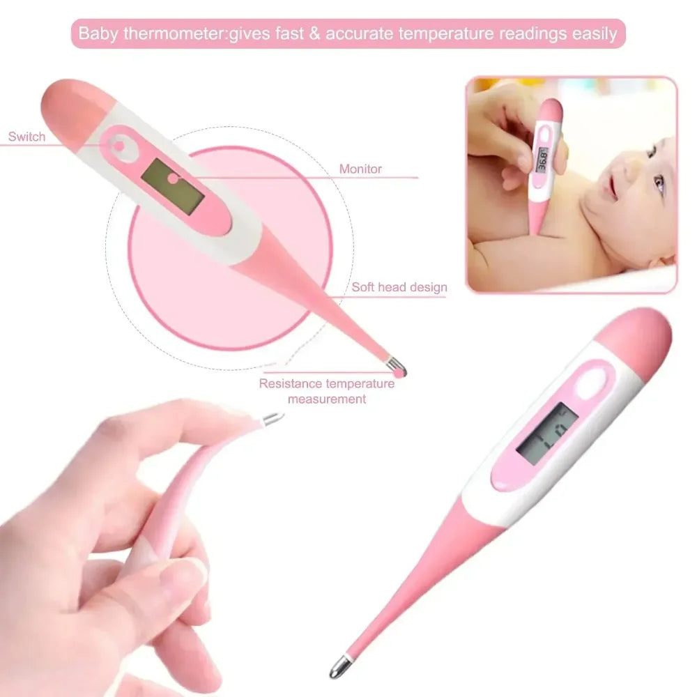 Baby Grooming Kit Essentials 10PCS Set, Nail Clipper Brush Teether Nasal Aspirator Safe Tools for Newborn Toddler Gift