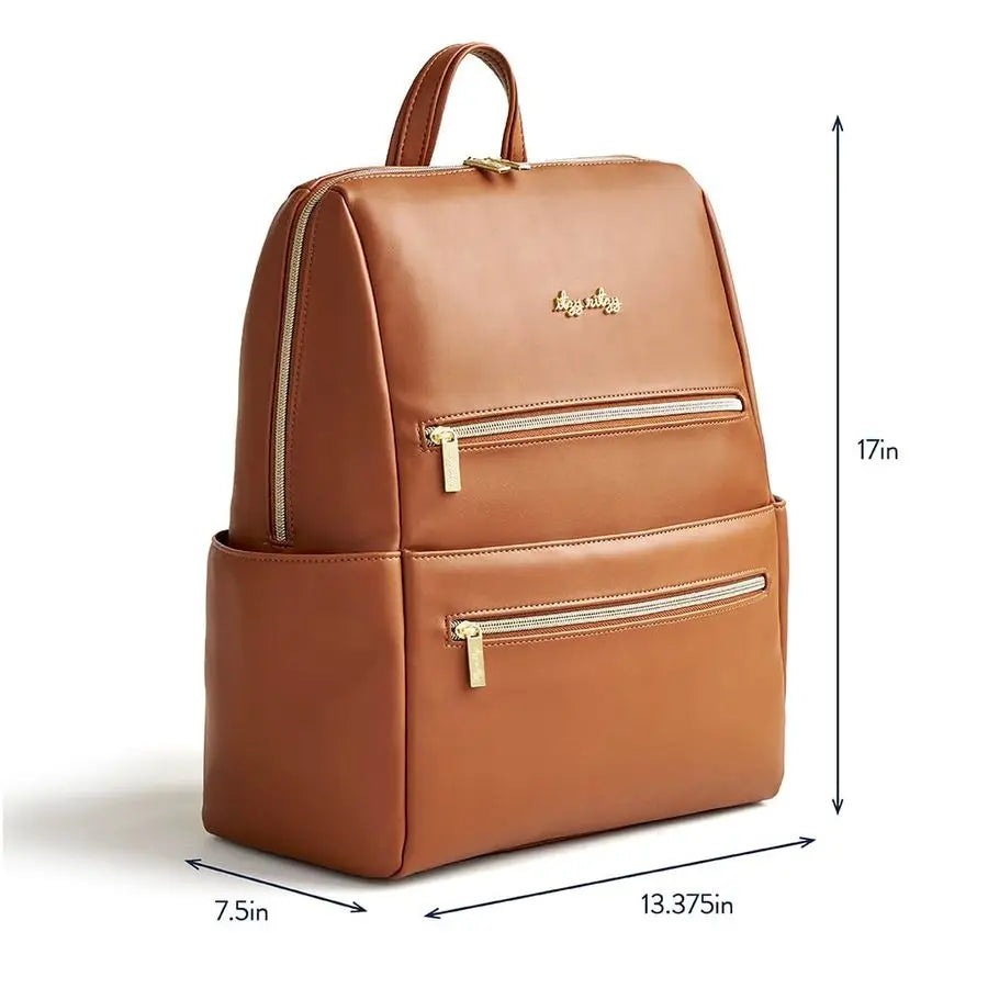 Ritzy Eras Diaper Bag Backpack Large Capacity Backpack Diaper Bag Featuring Sleek Design, 15 Pockets, Changing Pad, Stroller Str